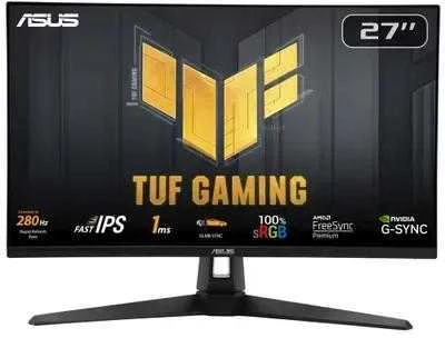 Asus | Monitorius | VG279QM1A | 27 colių | IPS | Full HD | 16:9 | 280 Hz | 1 ms | 1920 x 1080 | 300 cd/m² | HDMI jungtys 2 kiekis