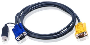 ATEN 2L-5205U ATEN KVM kabelis (HD15-SVGA, USB, USB) - 5 m