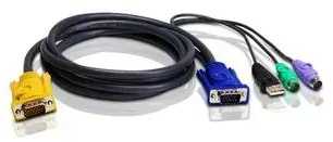 ATEN 2L-5303U ATEN KVM kabelis (HD15-SVGA, USB, USB, garsas) - 3 m