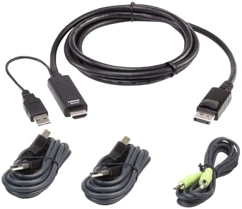 ATEN 2L-7D02U ATEN Kabelis DVI/USB, Garsas - 2m