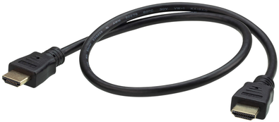 Kabelis Aten HDMI - HDMI 0.6m juoda