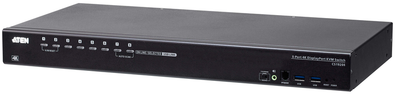 Aten | 8 prievadų USB 3.0 4K DisplayPort KVM komutatorius | CS19208