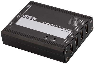 Aten | Extender | UCE32100 4-Port USB 2.0 CAT 5 (iki 100m)