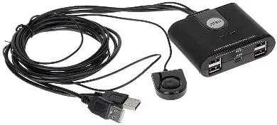 Aten 2 prievadų USB 2.0 periferinio bendrinimo įrenginys | Aten | USB 2.0 | 2 x 4 USB 2.0 periferinio bendrinimo jungiklis
