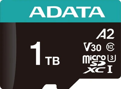 Atminties kortelė ATMINTIS Micro SDXC 1TB SU AD.AUSDX1TUI3V30SA2-RA1 ADATA