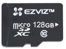 Atminties kortelė telefonui Ezviz 128GB UHS-I 10 klasės išmanioji MicroSD kortelė, puiki Full HD vaizdo įrašams r90mbps/w50Mbps
