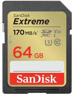 Atminties kortelė Sandisk Extreme SDXC 64GB