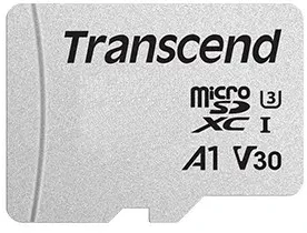 Atminties kortelė su adapteriu Transcend microSDXC USD300S 64GB CL10 UHS-I iki 95MB/S