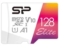 SILIKONIO MAITINIMO KOMPIUTERIS & COMMUNICAT SILICON POWER atminties kortelė Elite Micro SDXC 128GB UHS-I A1 V10
