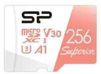 SILIKONIO MAITINIMO KOMPIUTERIS & COMMUNICAT SILICON POWER atminties kortelė Superior Micro SDXC 256GB UHS-I A3 V30