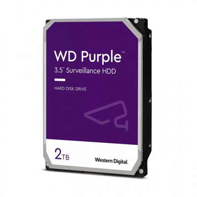Western Digital HDD AV WD Violetinė (3.5'', 2TB, 256MB, 5400 RPM, SATA 6 Gb/s)