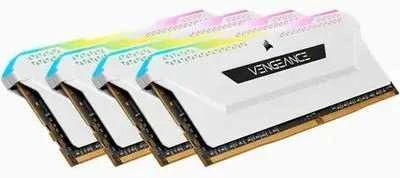 RAM Atmintis Corsair Vengeance RGB PRO SL, DDR4, 64 GB, 3200MHz, CL16 (CMH64GX4M4E3200C16W)