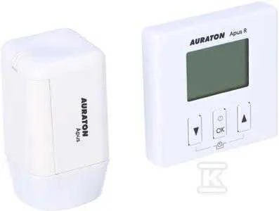 AURATON Apus SET (AURATON 200 RTA) belaidis termoreguliatorius su elektronine radiatoriaus vožtuvo galva (komplektas)
