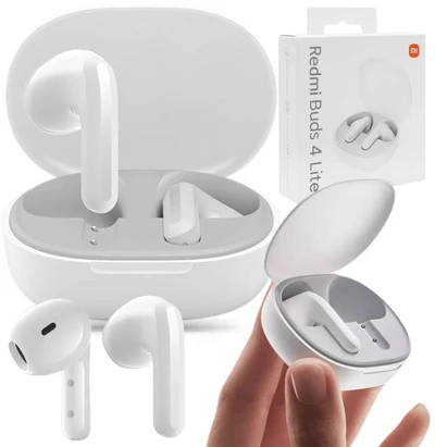 Belaidės ausinės  Redmi Buds 4 Lite, Baltos spalvos