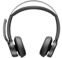 „Hewlett Packard“ (HP) HP „Poly Voyager Focus 2 USB-C BT“ ausinės + USB-C/A adapteris + įkrovimo stovas