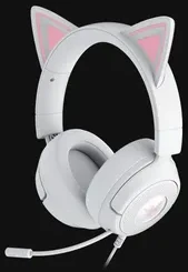 Razer Ausinės Žaidimams | Kraken Kitty V3 X | su laidu | Over-Ear | Mikrofonas | Baltas