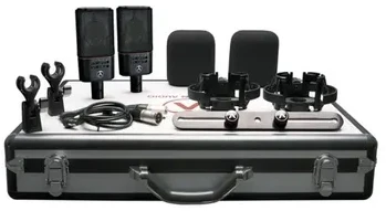 Austrian Audio OC818 Juodas Dual Set Plus - Dviejų didelės diafragmos kondensatorinių mikrofonų rinkinys...