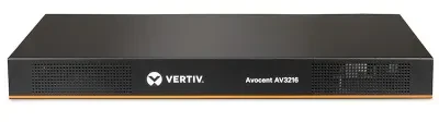 Vertiv Avocent AutoView AV3216 - KVM-Switch - 16 x KVM port(s) - 2 lokalni użytkownicy - 1 użytkownik IP - do montażu w szafie