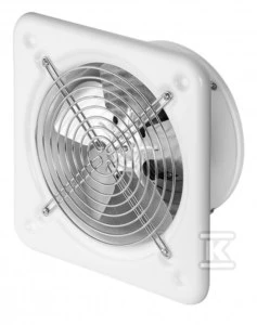 AWENTA ašinis ventiliatorius fi 200 26,5W IP44 baltas (WO200)