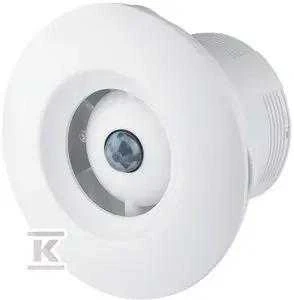 AWENTA Lubos vonios ventiliatorius Orbit fi100 88m3 / h 13W 230V su judesio jutiklis ir laikmatis balta AVENTA WXO100R