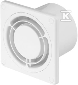 Ventiliatorius AWENTA išmetimo ventiliatoriaus žiedas fi 100 10W IPX4 baltas (WWR100)