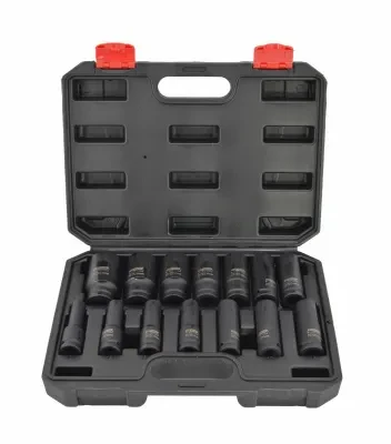 AW-Tools Smūginių galvučių rinkinys AWTools AW38691BL; 1/2''; 10-32 mm; 14 vnt.