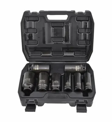 AW-Tools Smūginių galvučių rinkinys AWTools AW38790BL; 1/2''; 17-38 mm; 8 vnt.