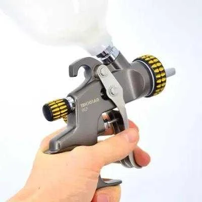 AW-Tools Purškimo pistoletas AWTOOLS HVLP PRO SU 1,4 mm VIRŠUTINIU BAKU / TBH101AG