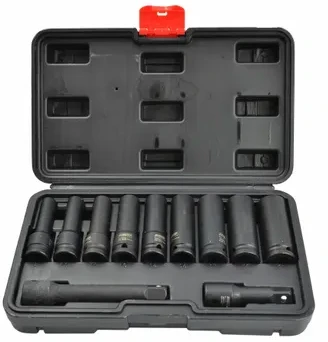 AW-Tools Smūginių galvučių rinkinys AWTools AW38688BL; 1/2''; 8-21 mm; 11 vnt.