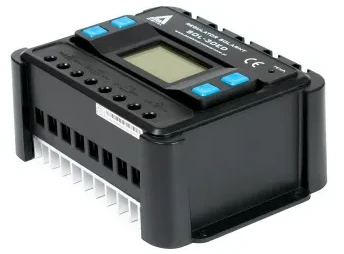 Saulės PWM įkrovimo valdiklis su LCD AZO Digital SOL-30ED 12/24 - 30A