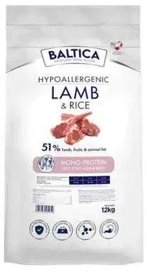 BALTICA NUTRACEUTIC Hypoallergenic ėriena & ryžiai M 12kg