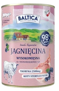 BALTICA SMAKI REGIONÓW Suaugęs katinas ėriena 400g