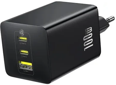 Baseus EnerFill FE11 100W 2 x USB-C + USB-A - juoda