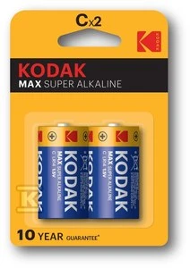Kodak Max C tipo šarminių baterijų pakuotė (2 vnt.)