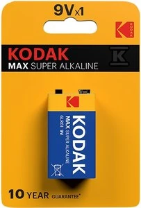 KODAK Max 6LR61 9V Elementas