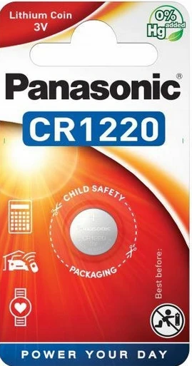 Panasonic CR1220 3V ličio baterija - ECR1220, DL1220