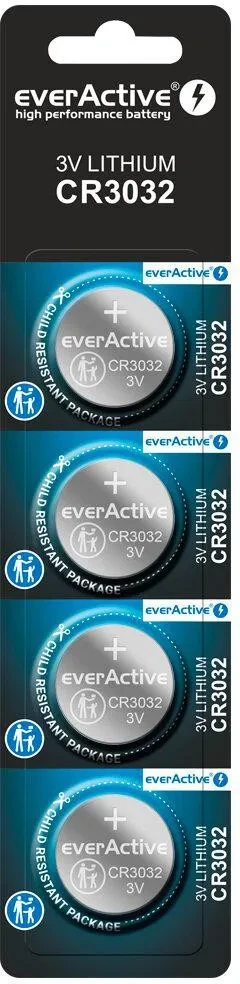 CR3032 everActive baterijos (4 vnt. pakuotėje)