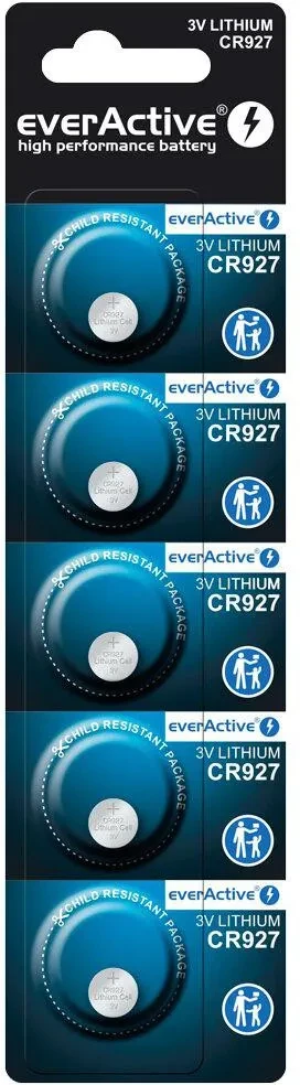 CR927 „everActive“ baterija (5 vnt. pakuotėje)