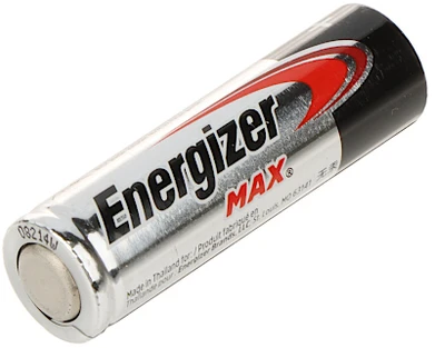 Energizer AA šarminė baterija su gamintojo logotipu