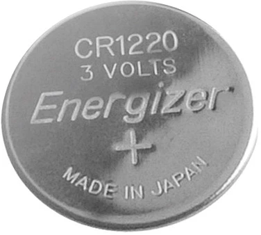Energizer CR1220 3V baterija iš arti
