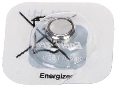 Energizer 321 sidabrinė tabletės tipo baterija pakuotėje