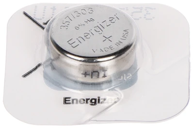 Energizer 357/303 tabletės tipo baterija pakuotėje