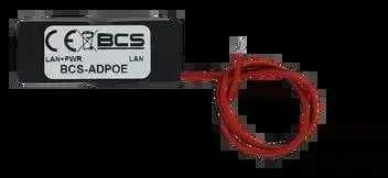 BCS-ADPOE PoE adapteris su integruotu raudonu laidu