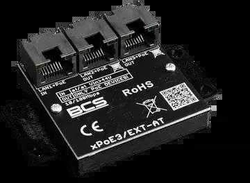 Šakotuvas POE komutatorius BCS POWER BCS-xPoE3/EXT-AT