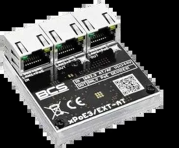 Šakotuvas POE komutatorius BCS POWER BCS-xPoE3/EXT-AT