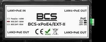 Šakotuvas Bcs maitinimo šaltinis BCS-xPoE4 / EXT-II
