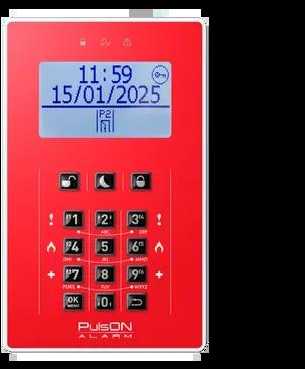 BCS PULSON FRONT LCD/C RAUDONA