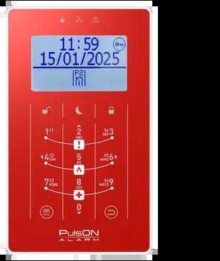 BCS PULSON FRONT LCD/S Raudonas