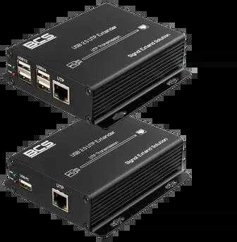 BCS USB 2.0 UTP plėstuvas, dviejų įrenginių komplektas