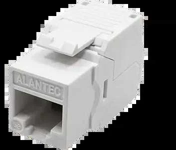 Be įrankių UTP kat. 5e Keystone RJ45 modulis, SLIM, baltas ALANTEC